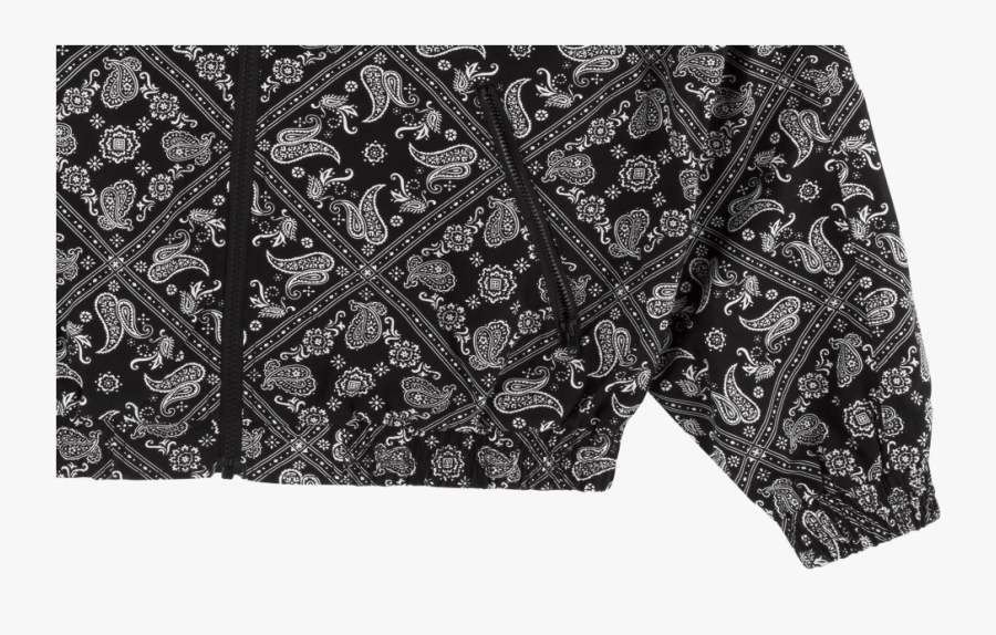Transparent Black Bandana Clipart - Supreme Black Pattern Jacket, Transparent Clipart