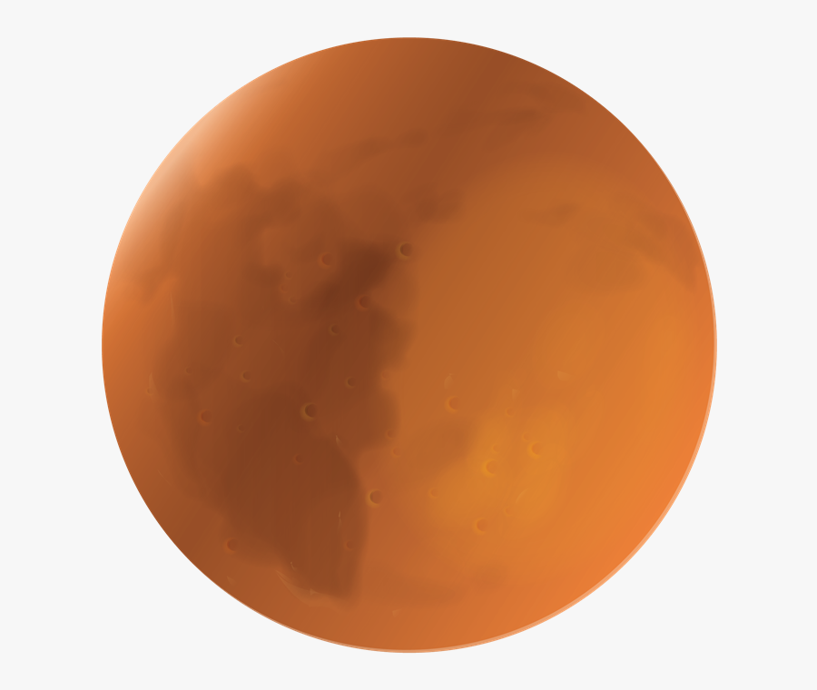 This Planet Mars Clip Art Is - Circle, Transparent Clipart