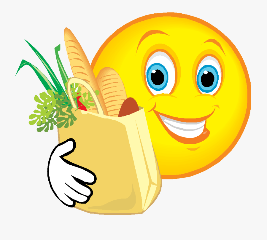 Nutrition And Healthy Food Clipart - Smiley Face With Food , Free Transparent Clipart - ClipartKey
