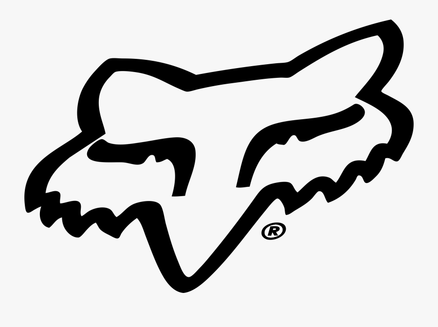 Fox Silhouette Png - Fox Racing Head Logo, Transparent Clipart