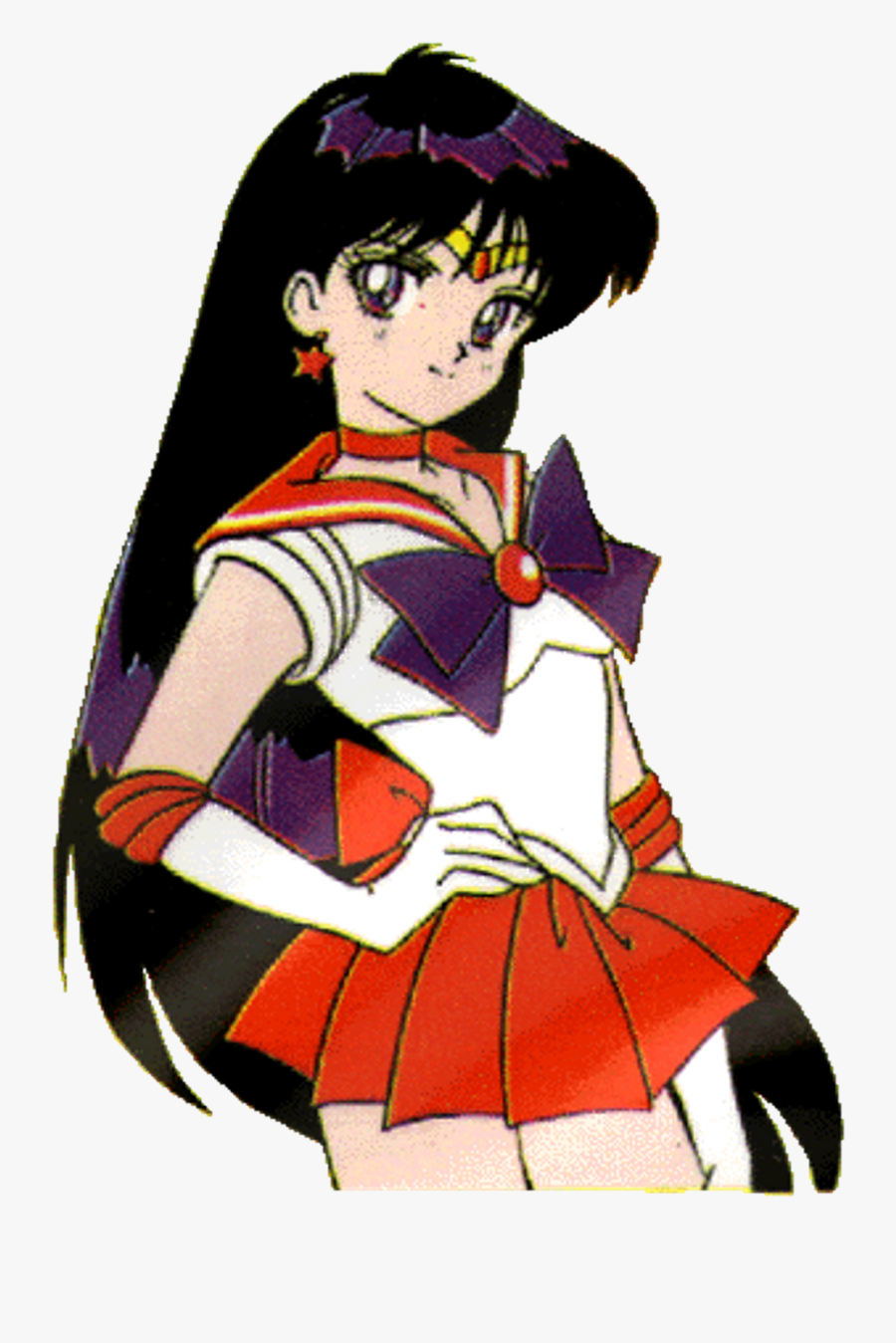 #sailor #moon #sailormoon #mars #sailormars #anime - Mars Transparent Background Sailor Moon, Transparent Clipart