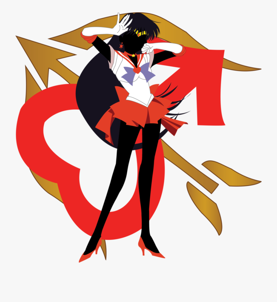 Super Sailor Mars Fan Art - Sailor Mars Flame Sniper Artwork, Transparent Clipart