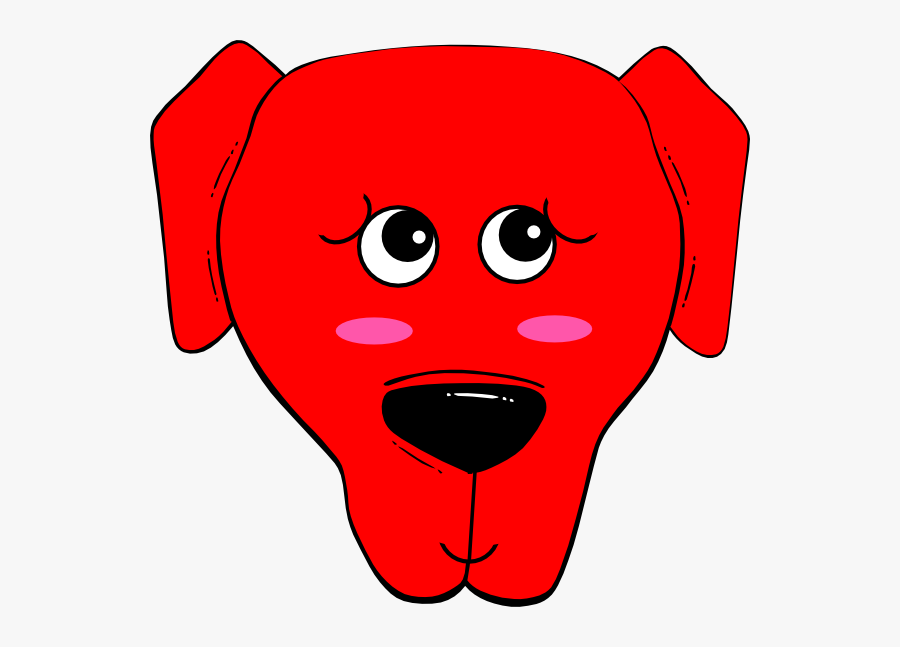 Cartoon Dog Face, Transparent Clipart