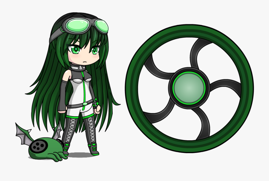 Toxic Carolina [anime Fidget Spinner] By Lunimegames - Gacha Studio Daisy Baka, Transparent Clipart