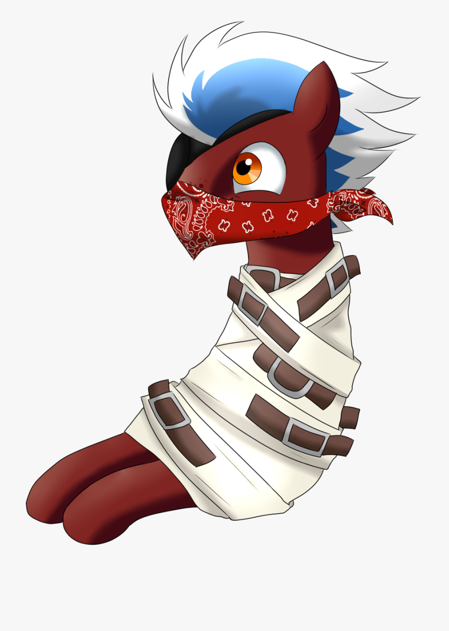 Bandana, Bondage, Cloth Gag, Gag, Oc, Oc Only, Oc - Gagged Bandana Tied Up, Transparent Clipart
