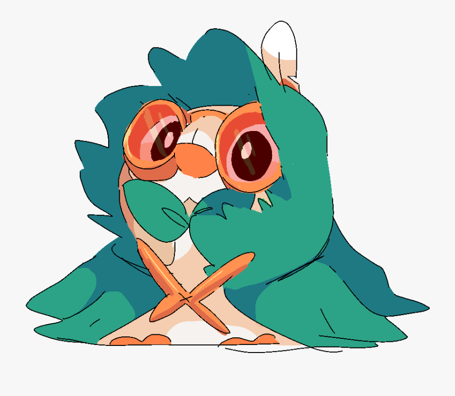 Hello The Name Is Mars It/its & She/her Mobile Links - Cute Rowlet, Transparent Clipart