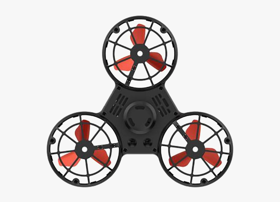 Black Fidget Spinner Png Photo - Flying Flying Fidget Spinner, Transparent Clipart