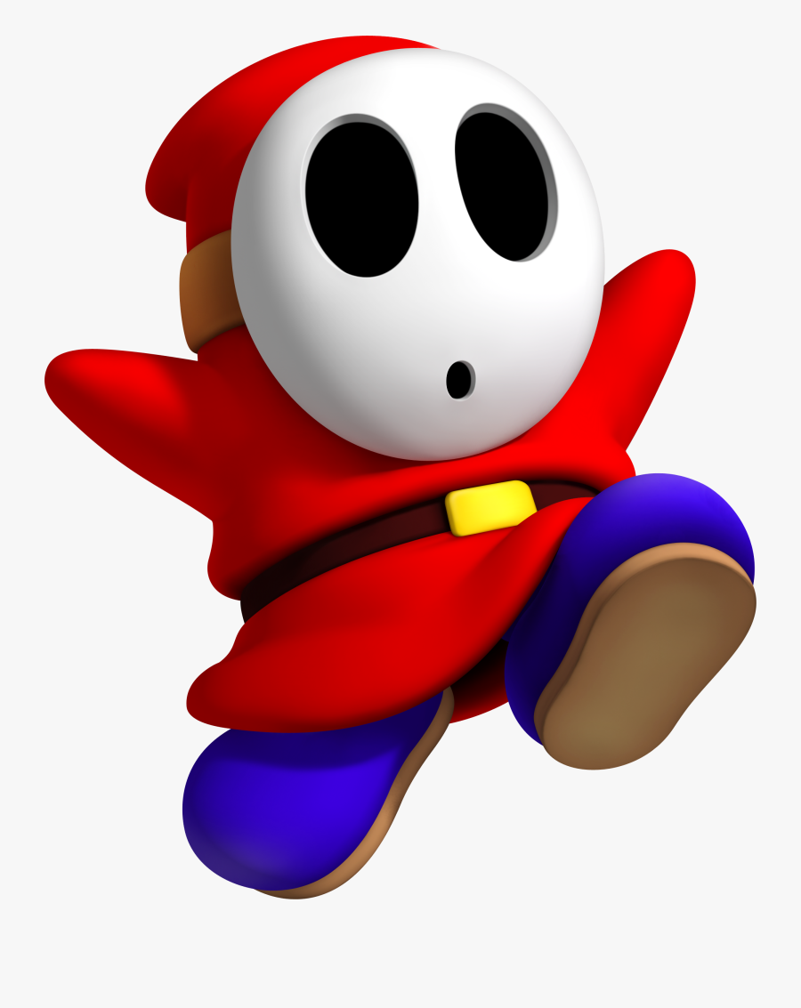 Mario Clipart Bad Guys - Shy Guy Mario Bros, Transparent Clipart