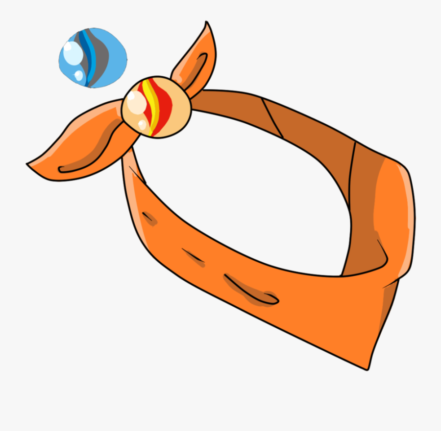 Bandana Clipart Orange Bandana - Mega Stone Bandana, Transparent Clipart