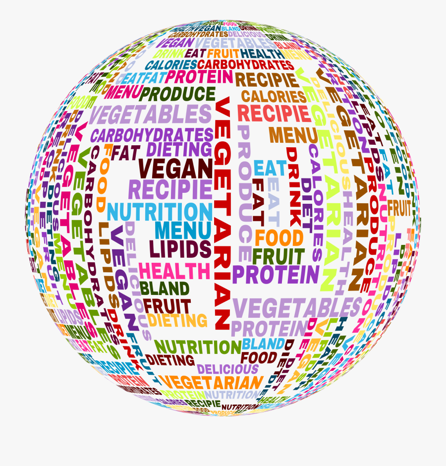 Banner Library Stock Nutrition Clipart Many Food - Circle, Transparent Clipart