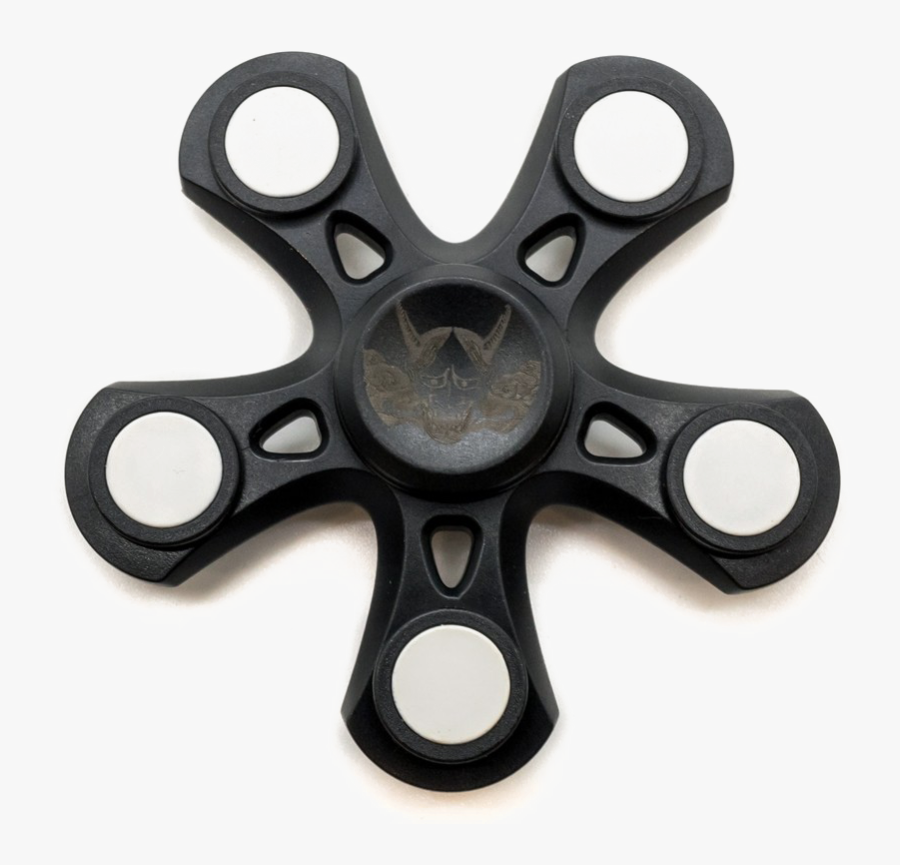 Black Fidget Spinner Png Transparent - Gambar Spinner Hd, Transparent Clipart