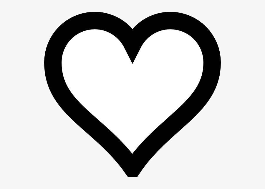 Heart Silhouette Clip Art - Transparent Background Heart Icon Png, Transparent Clipart