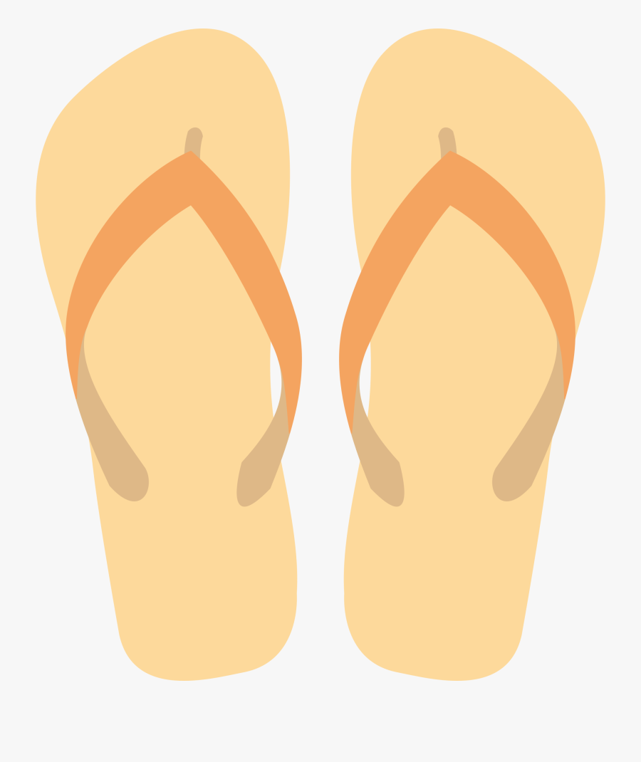 Clipart - Transparent Flip Flops Cartoon Png, Transparent Clipart