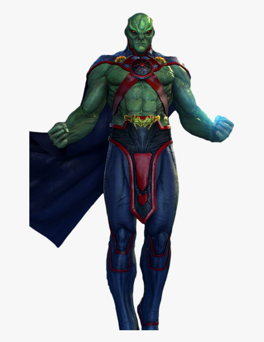 Mars Clipart Transparent Background - Martian Manhunter White Background, Transparent Clipart