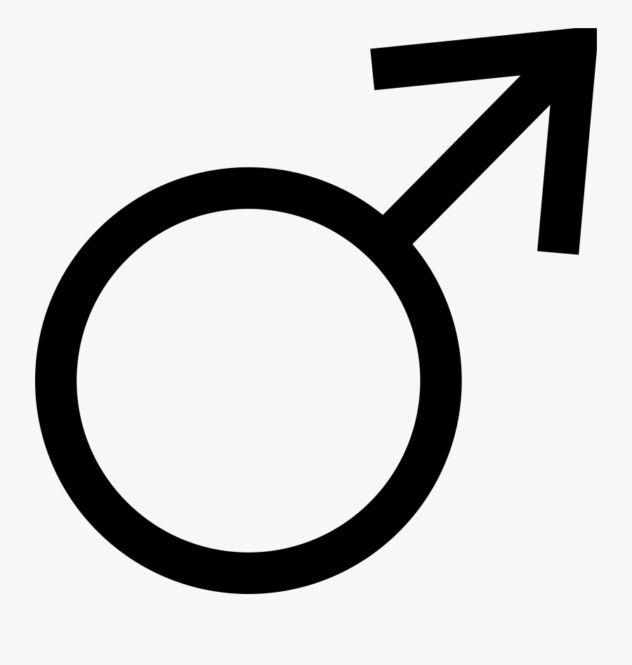 Male Symbol Vector, Transparent Clipart