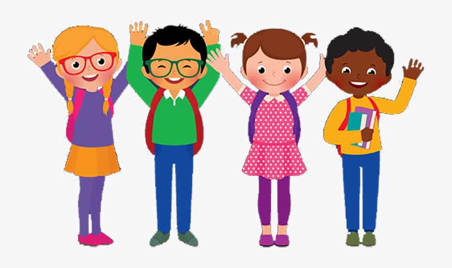 Welcome Back To School Animated Clipart - Students Clipart Transparent Background, Transparent Clipart