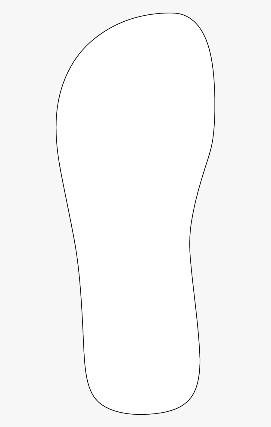 Personalized Flip-flops For Kids - Silhouette, Transparent Clipart