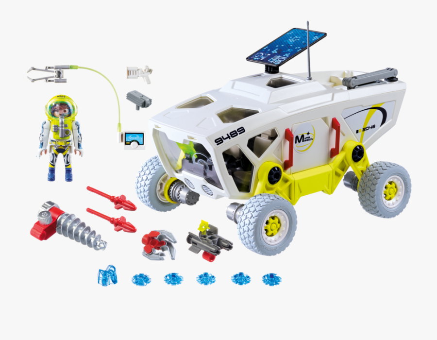 Transparent Space Rover Clipart - Playmobil Space 9489, Transparent Clipart