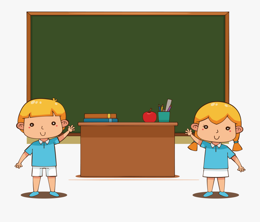 School Euclidean Vector Computer File - School Cartoon Students Png, Transparent Clipart