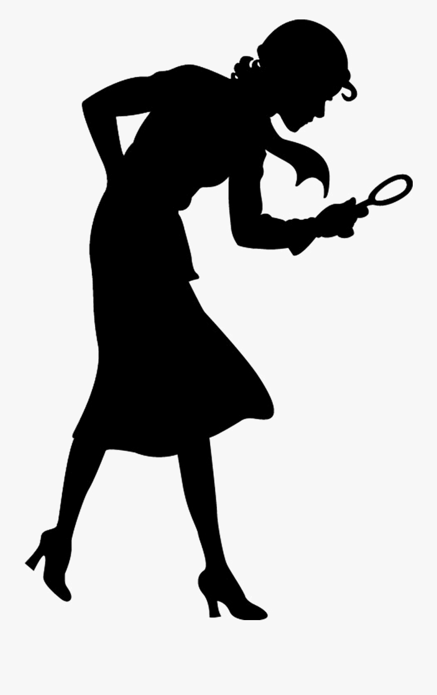 Nancy Drew Silhouette Transparent, Transparent Clipart