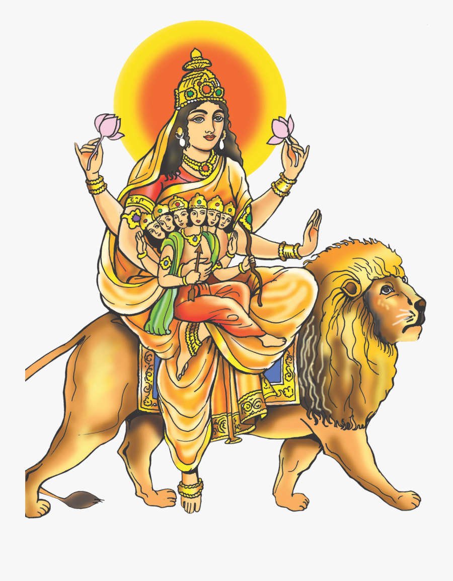 Durga Mata Png - Skandamata Png, Transparent Clipart