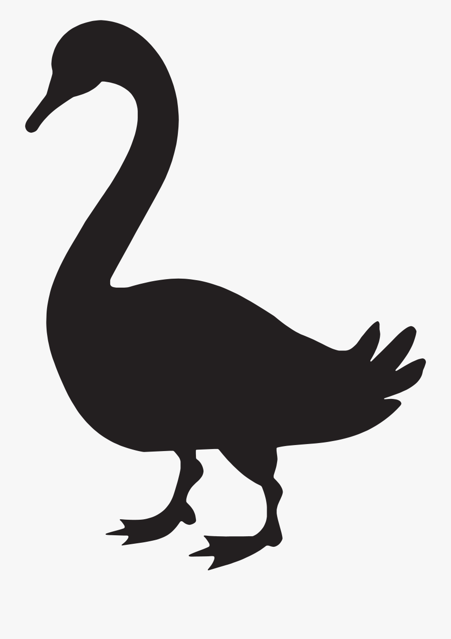 Goose Png Clip Art - Goose Clipart Silhouette, Transparent Clipart