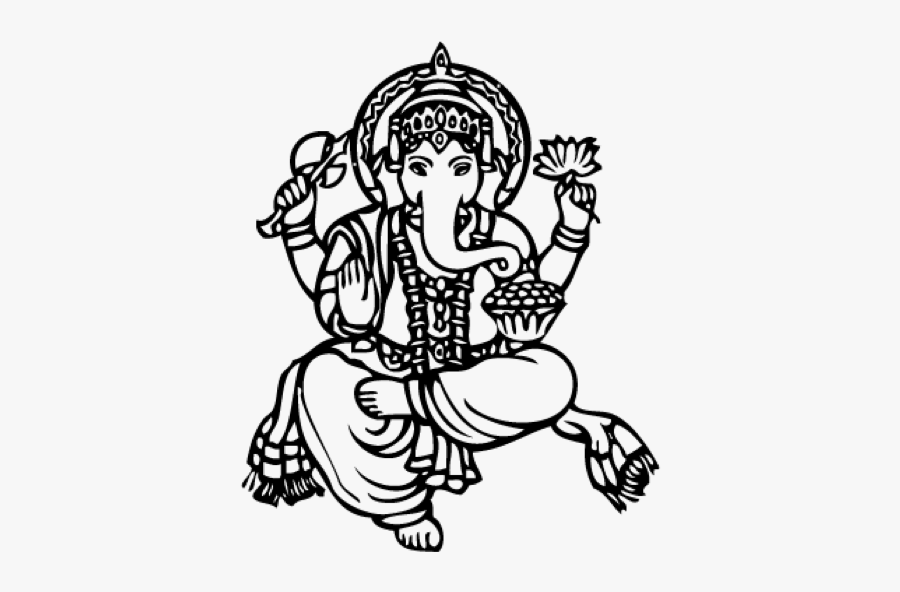 Drawing Picture Of Ganesha, Transparent Clipart