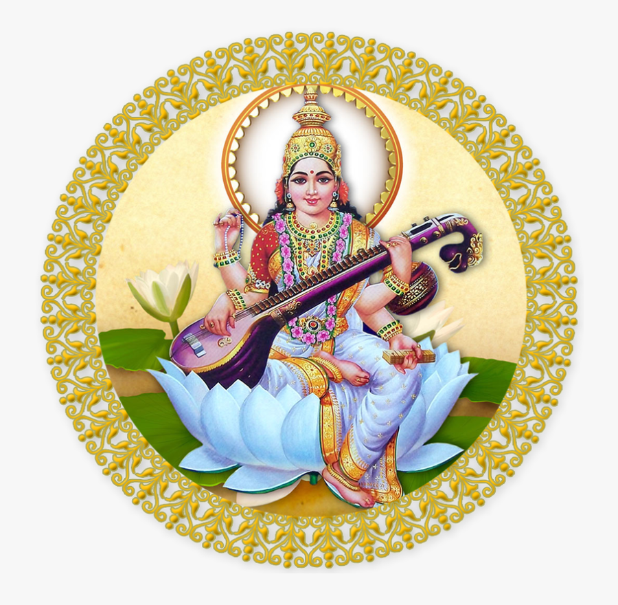 Clip Art Pin By Eesha Jayaweera - Saraswati Devi Png, Transparent Clipart