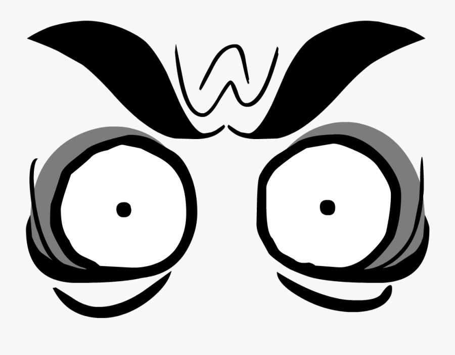 Eyes Clipart Evil - Bfdi Evil Leafy Face, Transparent Clipart