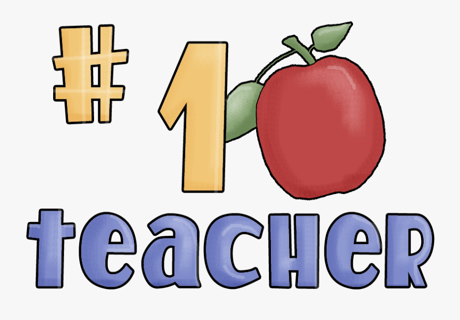 Com, Custom Candy Wrappers And Other Party Favors - Number 1 Teacher Sign, Transparent Clipart