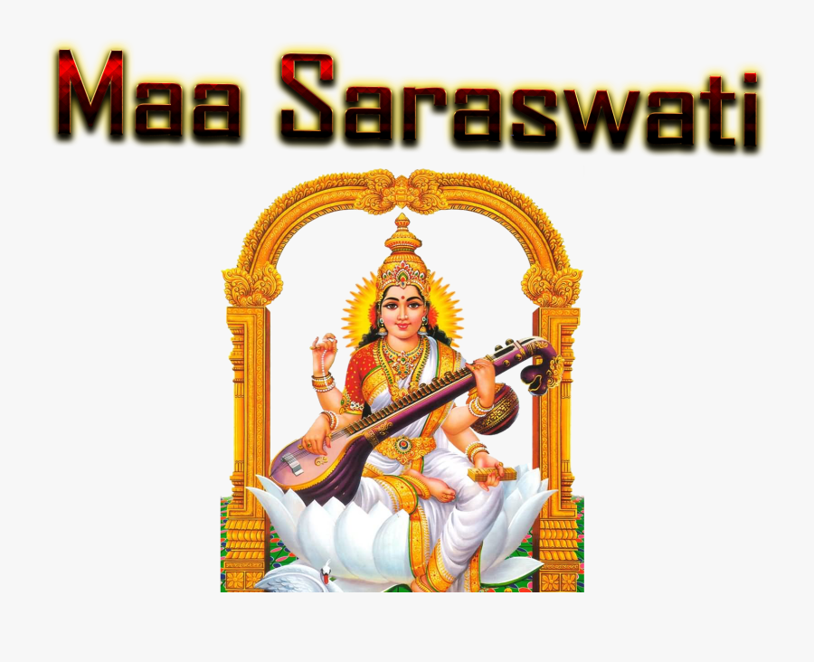 Saraswati Maa Png - Vasantha Panchami In Telugu, Transparent Clipart