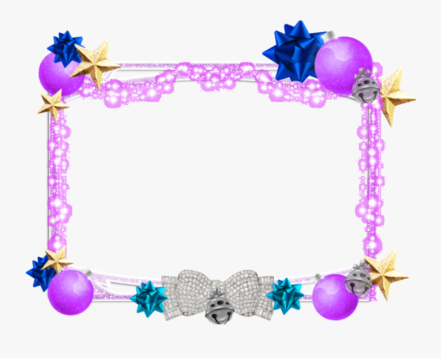 Purple Star Frame By Writerfairy On Clipart Library - Portable Network Graphics, Transparent Clipart
