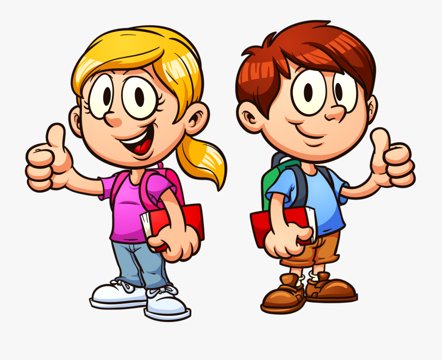Transparent Library Png Clip Art - Student Thumbs Up Clipart, Transparent Clipart