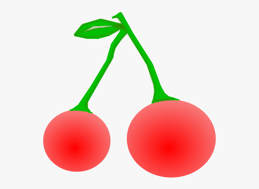 Cherries Svg Clip Arts - Pacman Kirsebær Png, Transparent Clipart