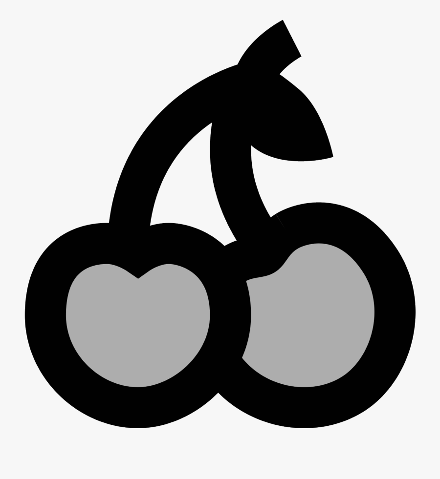 It"s A Log Of A Couple Of Cherries - Illustration, Transparent Clipart