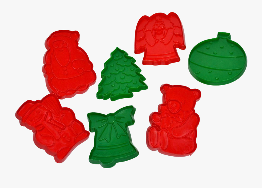 Set Of 7 Vintage Christmas Cookie Cutters Sold On Ruby - Toy, Transparent Clipart