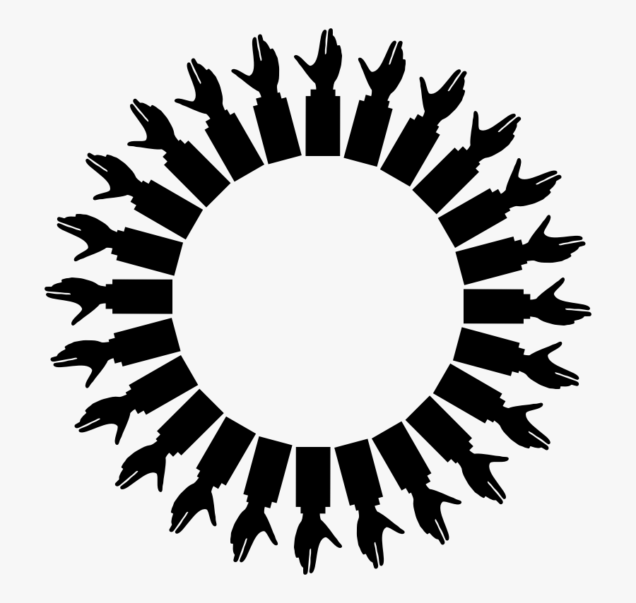 Helping Hands Frame Variation - Helping Hands Clip Art Hd, Transparent Clipart