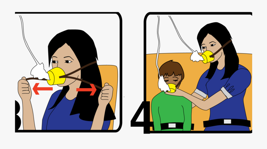 Want To Help Others - Put On Your Mask Before Helping Others, Transparent Clipart