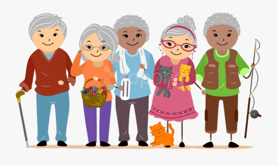 Pictures,playing With Kids,family,celebrating - Happy Senior Citizen Day, Transparent Clipart