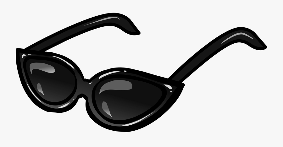 Club Penguin Wiki Fandom - Cateye Sunglasses Clipart, Transparent Clipart