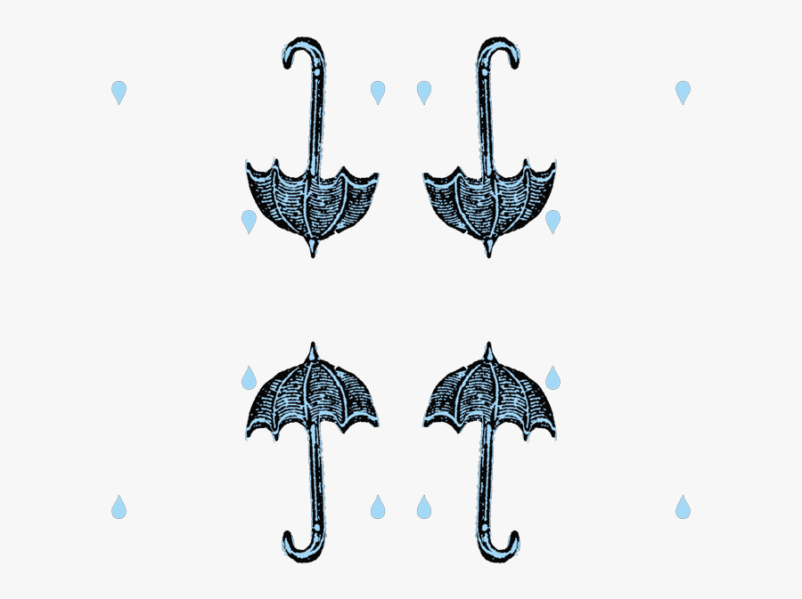 Rainy Days Vintage Umbrella Wallpaper Clipart , Png - Umbrella, Transparent Clipart