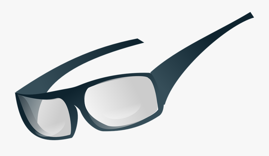 Eyeglasses Vector Graphics - Clear Polarized Glasses For Fishing, Transparent Clipart