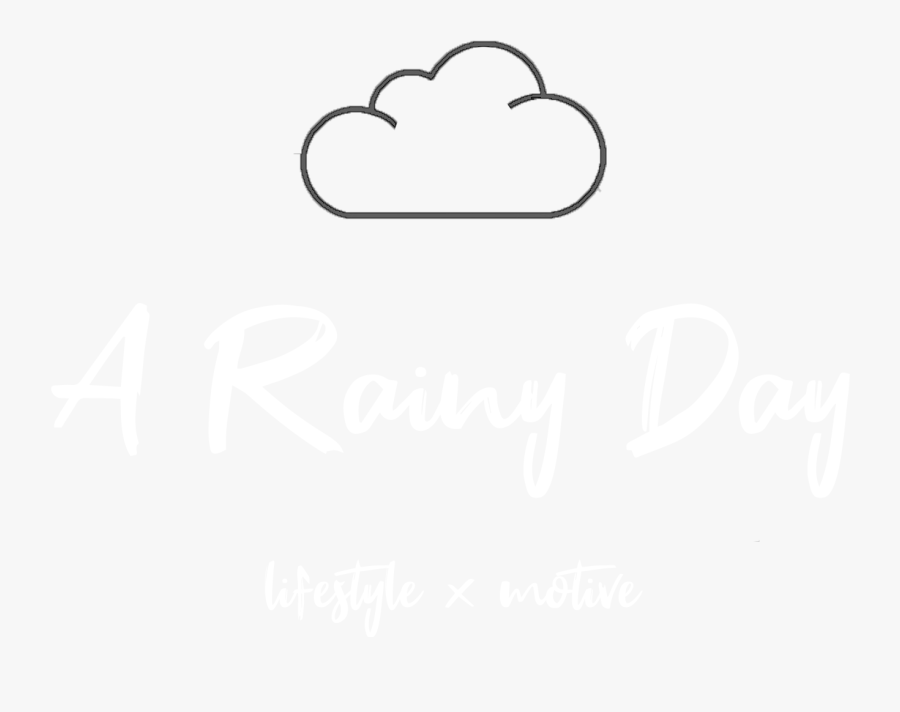 A Rainy Day - Line Art, Transparent Clipart