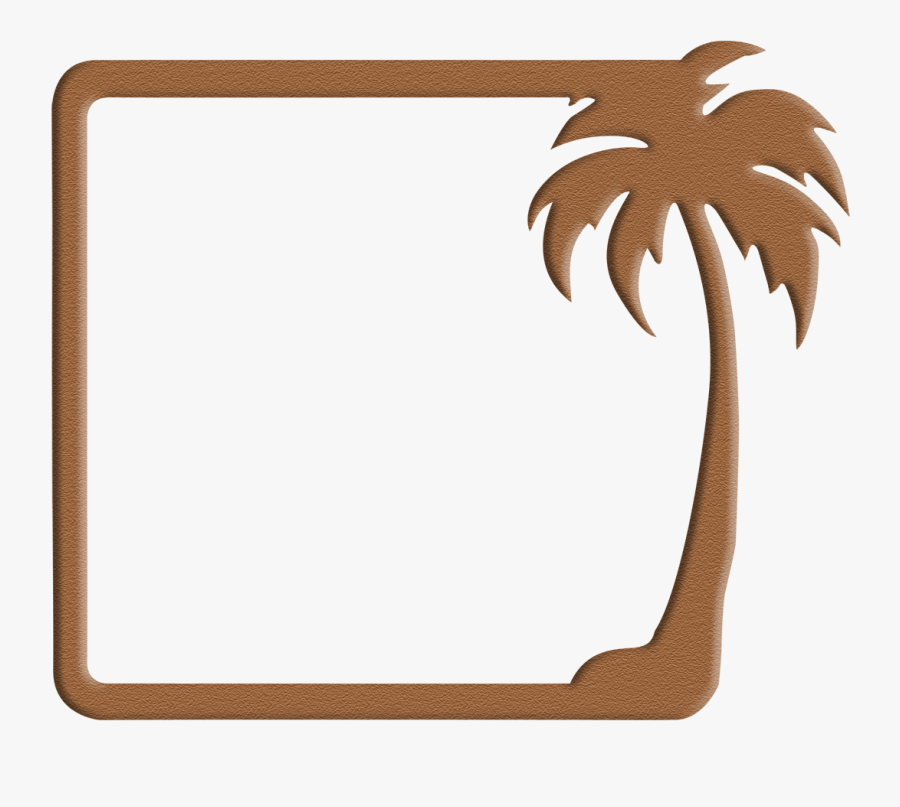 Clipart Frame Beach - Beach Picture Frame Png, Transparent Clipart