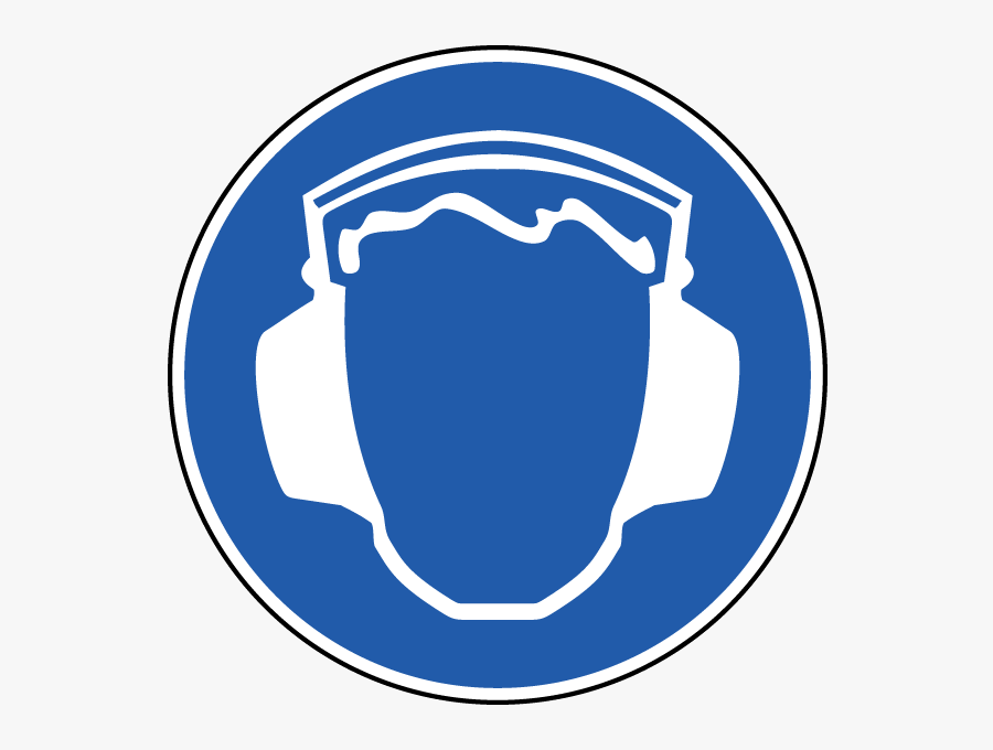 Wear Label J By - Ear Protection Safety Sign, Transparent Clipart