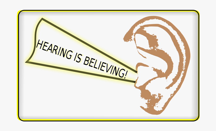 Hearing - Illustration, Transparent Clipart