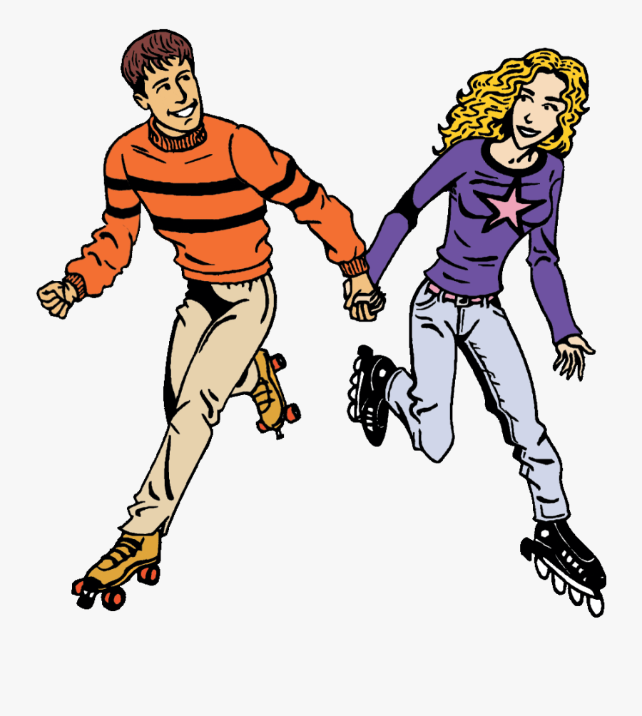 Roller Skating Animated Gif - Roller Skating, Transparent Clipart