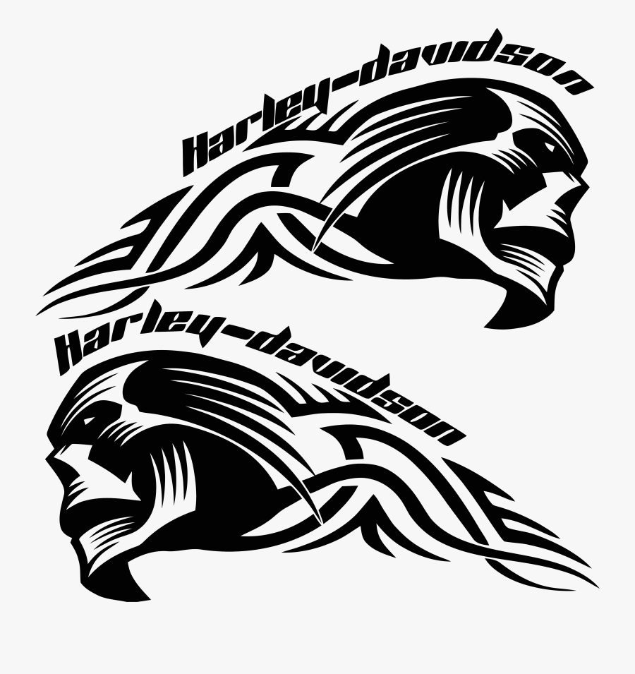 Harley Davidson Bike Sticker, Transparent Clipart