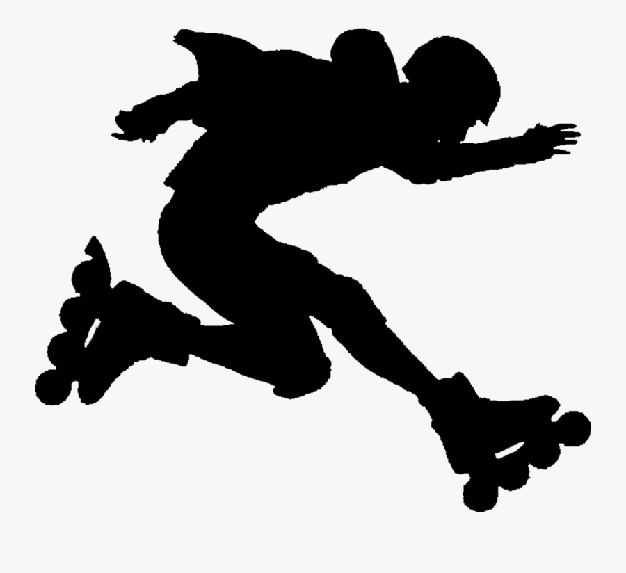 Silhouette In-line Skates Roller Skating Roller Skates - Silhouette Roller, Transparent Clipart