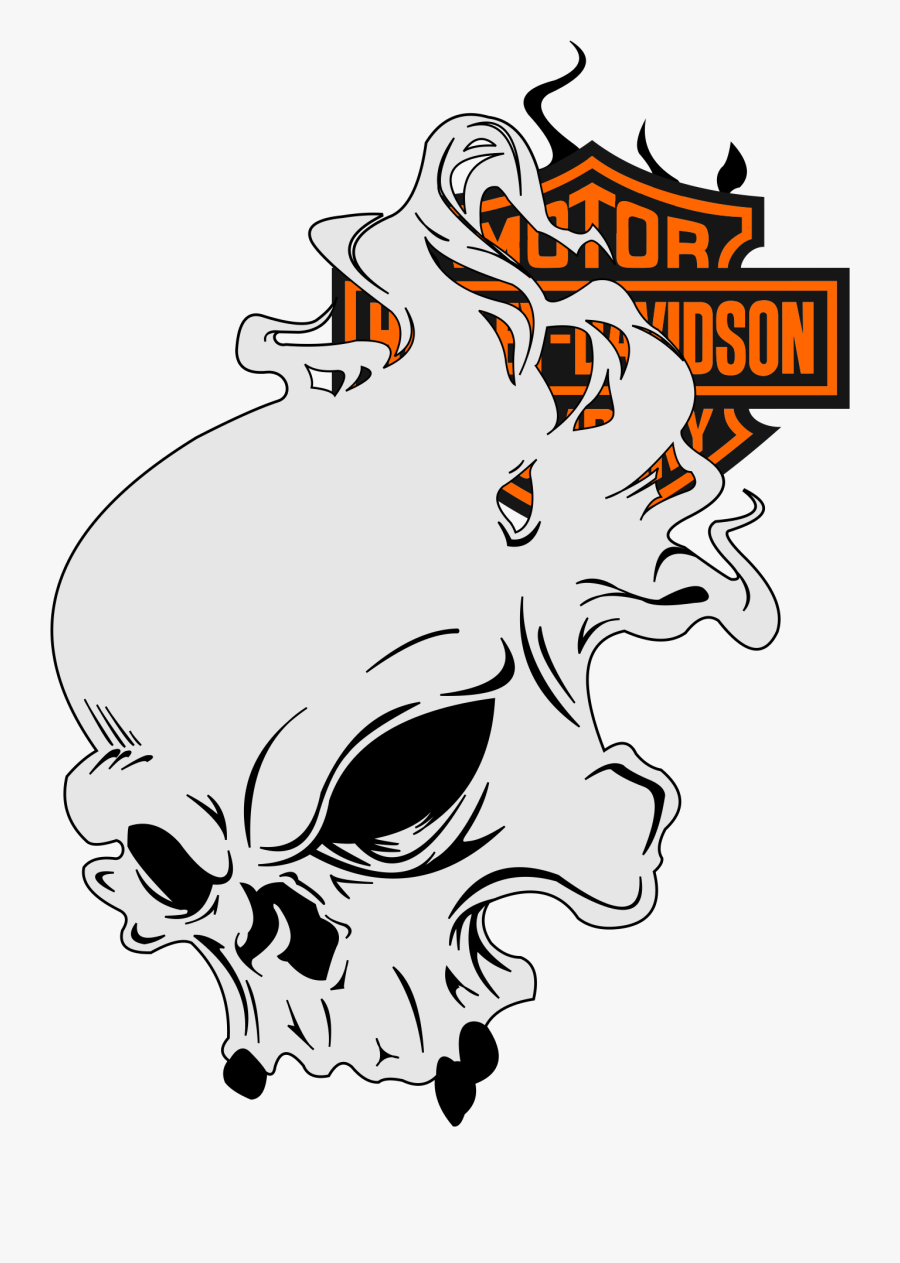 Harley Davidson Trike Clipart 4 By Timothy - Harley Davidson Stencil Art, Transparent Clipart